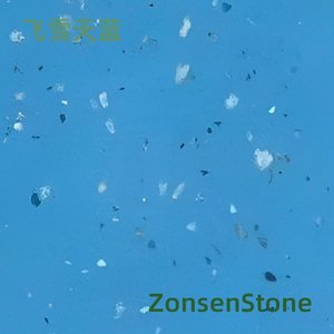 Flying Snow Sky Blue