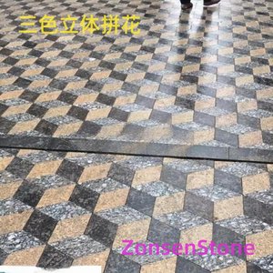 Three-color 3D mosaic
