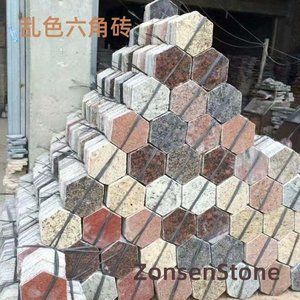 Random hexagonal bricks