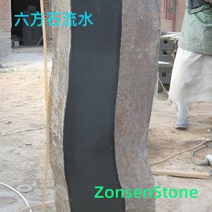 Hexagonal Stone Flowing Water