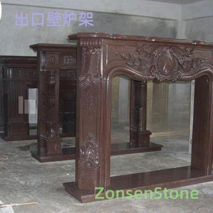 Export fireplace mantle