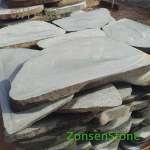 Sliced landscape stones