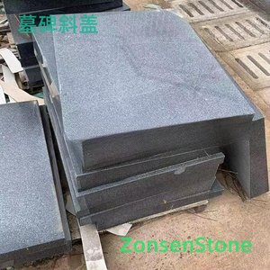 Slanted tombstone cover