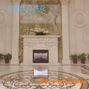 Lobby waterjet mosaic