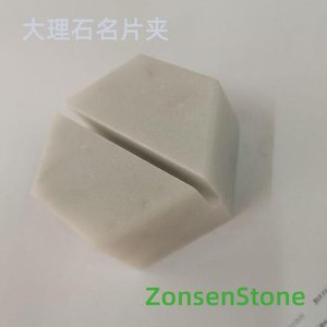 Marble business card holder