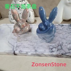 Luxury Stone Dry Tea Tray