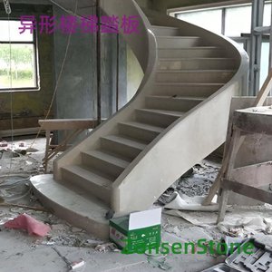 Irregularly shaped stair treads