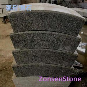 Curved side stone