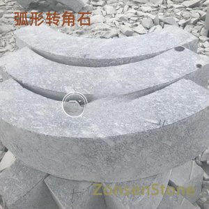 Curved corner stone