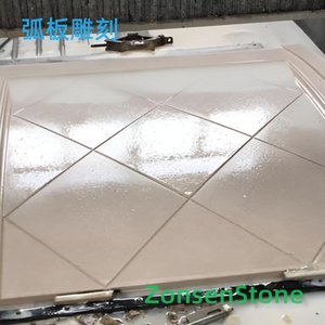Curved plate carving