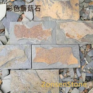 彩色蘑菇石