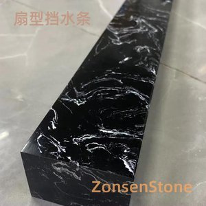 Fan-shaped water-blocking strip