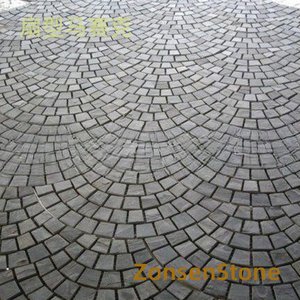 Fan-shaped mosaic