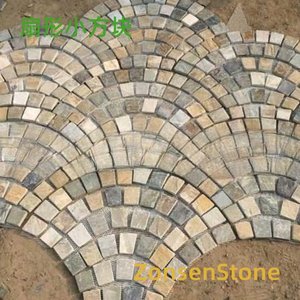 fan-shaped small squares