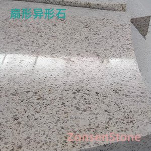 Fan-shaped irregular stones