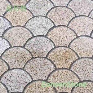 Fan-shaped bricks