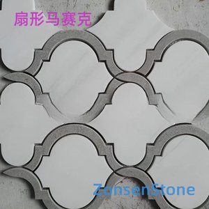 Fan-shaped mosaic