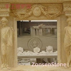 Handmade fireplace mantel