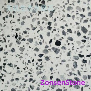 Inorganic ecological terrazzo