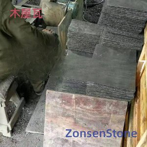Wooden roof tiles