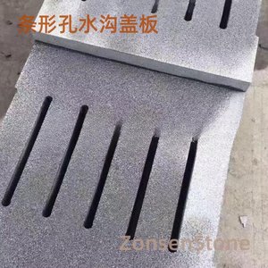 Strip-shaped drainage ditch cover