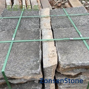 Rough surface old stone strips