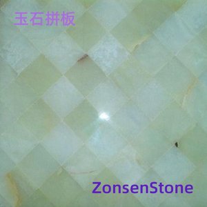 Jade mosaic panels