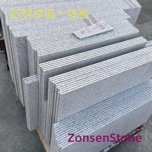 Stone insulation integrated panel
