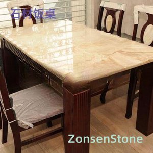 Stone dining table