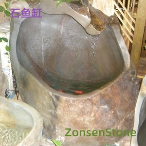 Stone fish tank