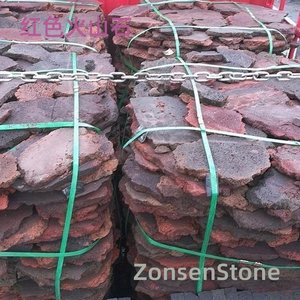 Red volcanic rock