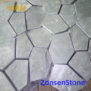 Green net sticker