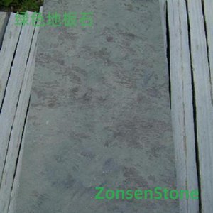 Green floor stone