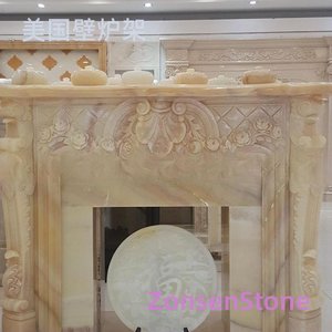 American fireplace mantle
