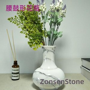 Waist drum shaped vase