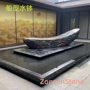 Boat-shaped water bowl