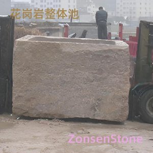 Granite monolithic pool