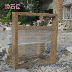 Rust stone window
