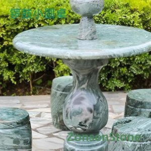 Gong and drum small round table