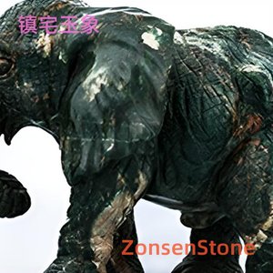 Jade Elephant for Guarding the Home