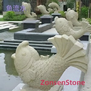 Fish in flowing water