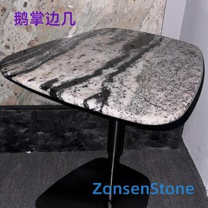goose-foot side table