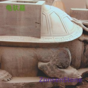 Tortoise carrying tomb