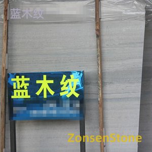 Blue wood grain