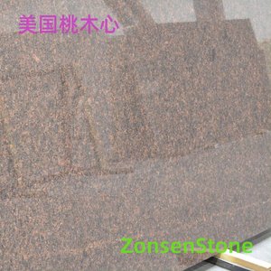 American peach heartwood
